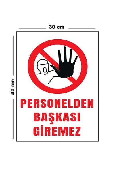Lucena Metal No One Else Can Enter 30 cm X 40 cm A3 Size Warning Sign Direction Sign