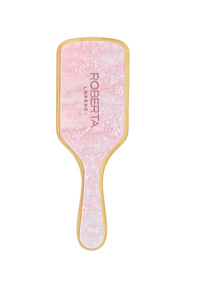 Roberta Lorenz Pink High Quality Bamboo Acetate - Special Designed Women's Hair Comb