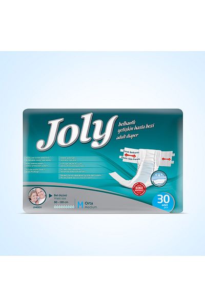 Joly Adult Diapers Medium 30 Pieces