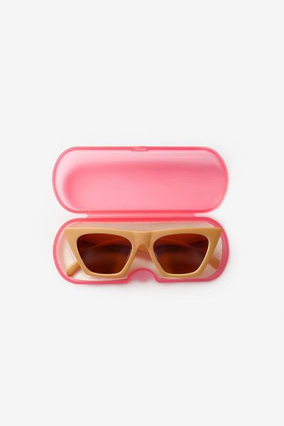 Le Mabelle Brown Square Model Girl's Sunglasses