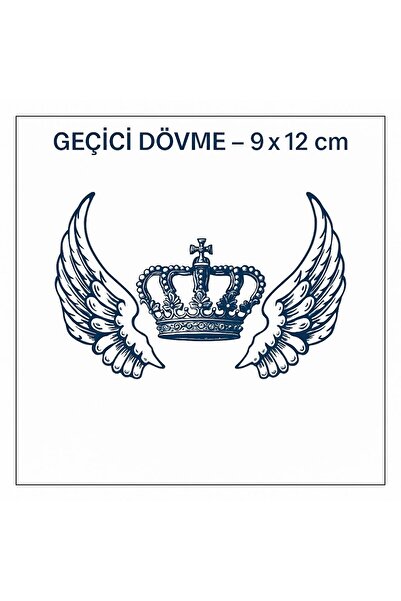 incebeltayt 12 Saat Sonra Kararan Geçici Dövme Kanat Ve Taç