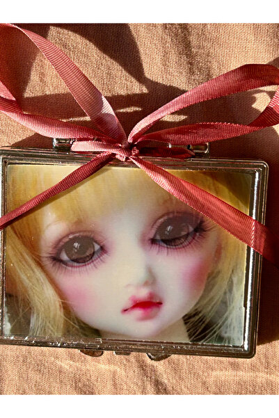 merccuri crafts blythe dolls kurdeleli çanta ve makyaj aynası coquette (3d resimli, gözleri değişiyor!) - dainty