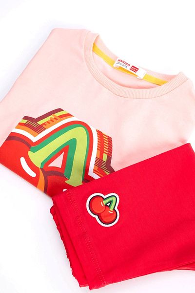 HAUSEkids 2-8 Years Old Licensed Haribo Girl's Suit-Powder