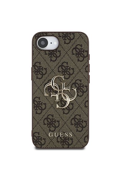 Guess Case For Iphone 16e, , Hardcase 4g Big Logo, Brown
