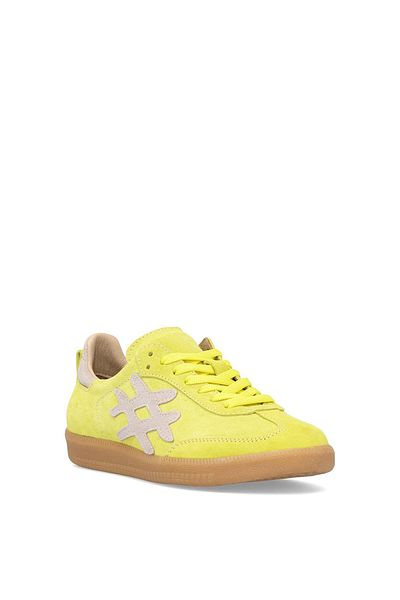 Ayakkabı Fuarı Elit Rch088-M-Vade Women's Genuine Leather Classic Sneaker Yellow