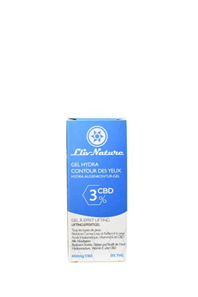 OEM Crema antirid contur ochi Hydra gel contur ochi, Lliv Nature, 3% CBD, 15ml