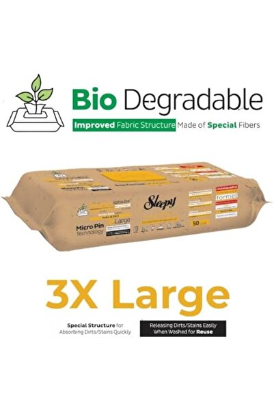 Sleepy Easy Clean Biodegradable Surface Cleaning Wipes – 50 XL Wipes, Clove & Cinnamon Scent, Natu