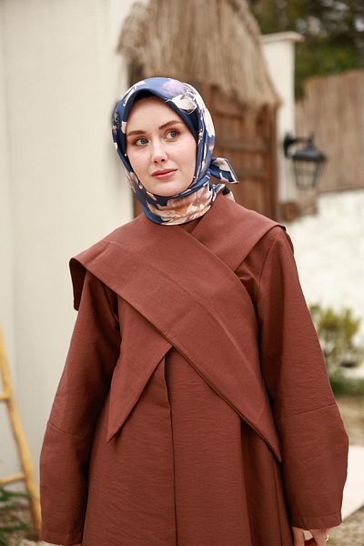 Silk Home Μεταξωτό φουλάρι Tivil 11467-07 Μπλε μικτό σχέδιο