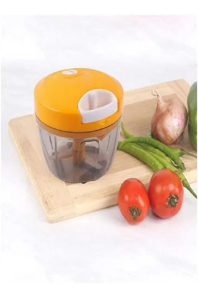 CLASSYTOUCH Manual Food Chopper & Blender – Powerful Hand Processor for Vegetables – Green Color