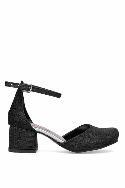 Ayakkabı Fuarı Elit Yb-F-Karnıyarık-25Y Filet Girl's Classic Heeled Shoes Black
