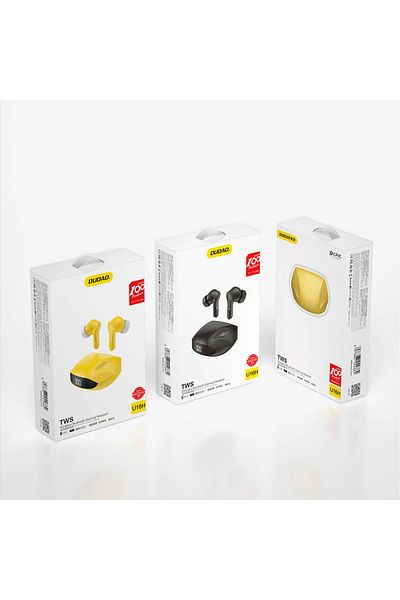 DUDAO Căști wireless Dudao TWS Bluetooth 5.2 Control tactil Afișaj digital Rezistență la apă 10 m