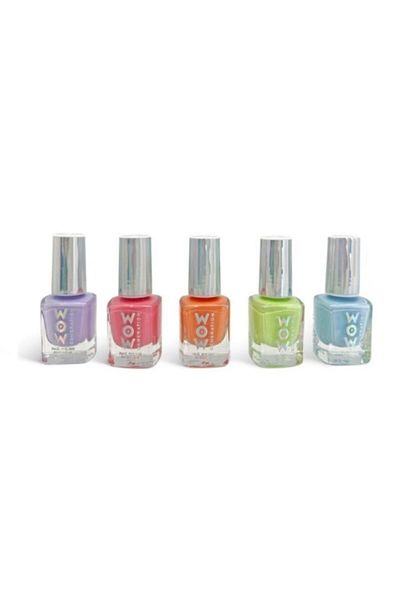 Disney Nail polish set for girls, 5 pcs, Multicolor, WOW Generation