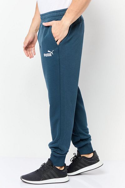 Puma Men Sportswear Fit Brand Logo Outdoor Sweatpants, Slate Blue