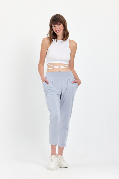 Feel Soil Gri Modal Yoga Pantolonu