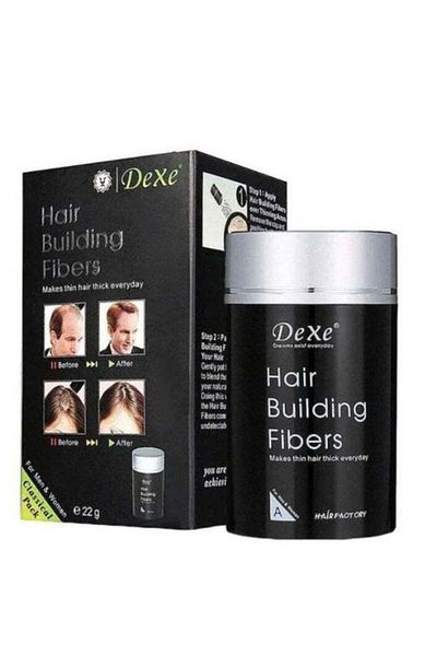 Dexe Hair Building Fibers - Black - 22g