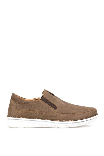 Ayakkabı Fuarı Elit Mzv7041N Men's Genuine Nubuck Leather Casual Shoes Brown