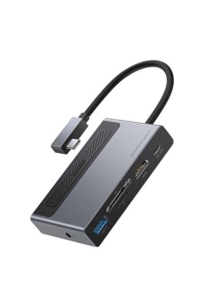 Baseus Docking Station Hub Baseus Multifunctional USB-A USB-C HDMI SD MicroSD Jack 3.5mm PC 100W USB Type-C
