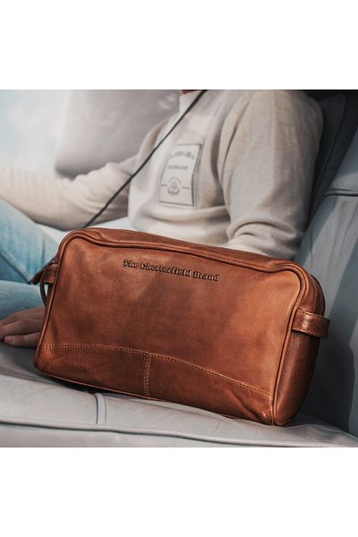 The Chesterfield Brand The Chesterfield Brand large cosmetic bag, made of genuine leather, Stefan