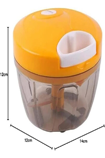 CLASSYTOUCH Manual Food Chopper & Blender – Powerful Hand Processor for Vegetables – Green Color