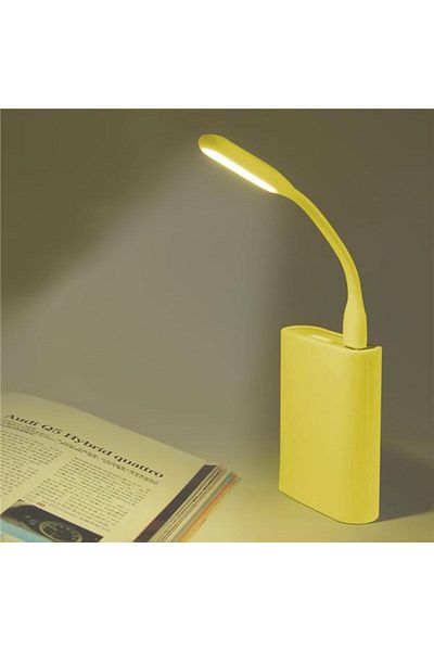 OEM Portable USB Foldable LED Lamp For Laptop or PowerBank - Yellow