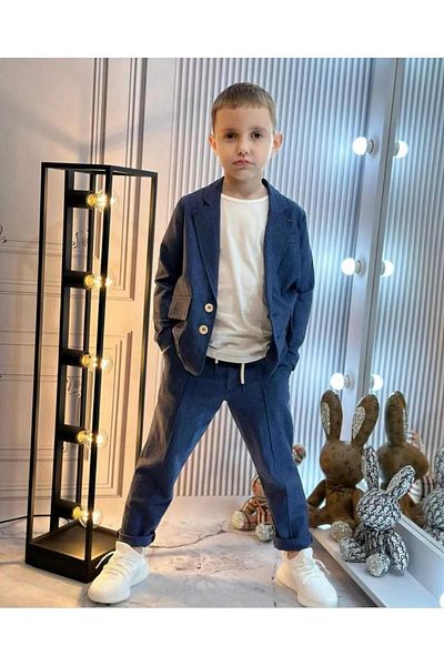 STAR GOGO KİDS BOY LINEN SUIT