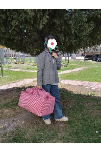 Arya Tekstil Piknik Seti 7 Parça Sepetli..