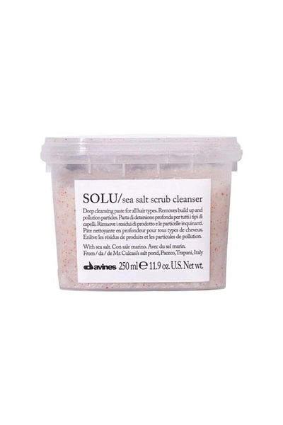 Davines Solu Salt Scrub 250 ml |   Scalp Purifying and Revitalizing Peeling