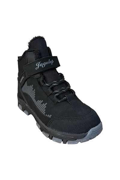 Liger Cold Proof Fur Inside Παιδικές Μπότες (31-35) ΜΑΥΡΟ - ΚΑΠΝΙΣΤΟ