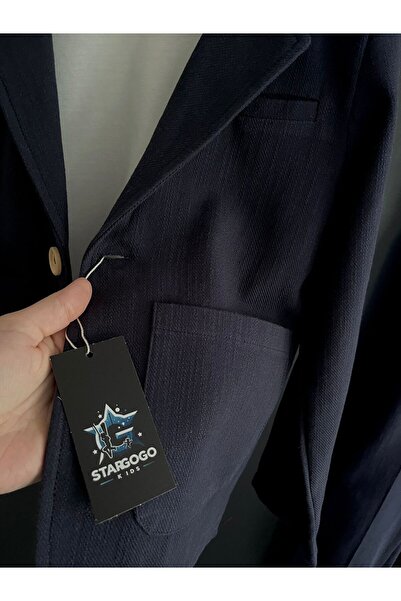 STAR GOGO KİDS ERKEK ÇOCUK KETEN TAKIM ELBİSE