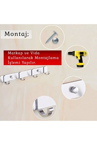 ardini Σετ 4 κρεμάστρες αλουμινίου χρωμίου