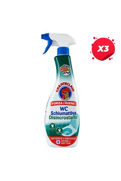 chante clair X3 - CHANTE CLAIR SPRAY SPUMA WC 625ML DEZINCRUSTANT