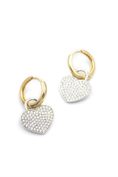 Royaleks Heart Earrings - Gold