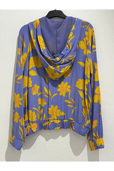 KASHA Çicek Desenli Kapşonlu