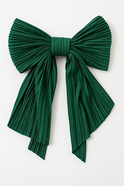 MakeWell Plain Plain Fabric Colorful Clip Bow Design Hair Clips