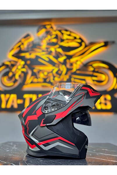 T Y MOTORS JK906 ÇENE AÇILIR KASK