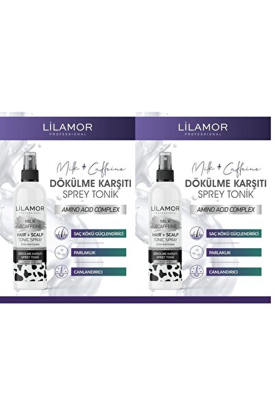 Lilamor Milk & Kafein & Dökülme Karşıtı Saç Toniği - Hızlı Uzamaya Yardımcı 2...