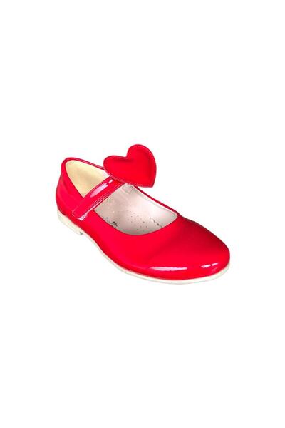 Liger Girl's Red Heart Ballerina Shoes