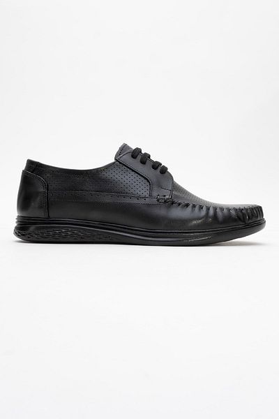 maximoda Pantofi pentru bărbați din piele naturală 100%, perforată, ortopedică și anatomică, piele interioară și exterioară