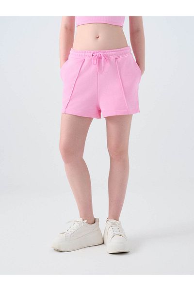 Loft Pantaloni scurți roz pentru femei Regular Fit Lf2038692