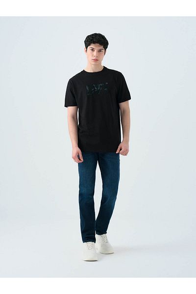 Loft Regular Fit Black Men's T-Shirt Lf2038459