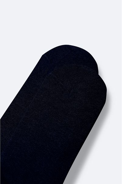 Avva Men's Navy Blue Cotton Sneaker Socks B 008553