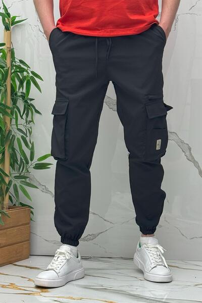 WAFRA Full Likralı Rahat Erkek Kargo Cepli Pantolon (Dar Kalıp)
