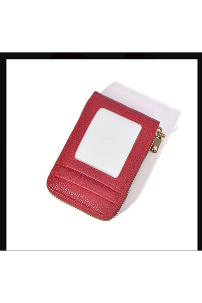 ORGANICYOU Yiwu Zipper Credit Card Holder, Rfid Blocking Clutch Wallet