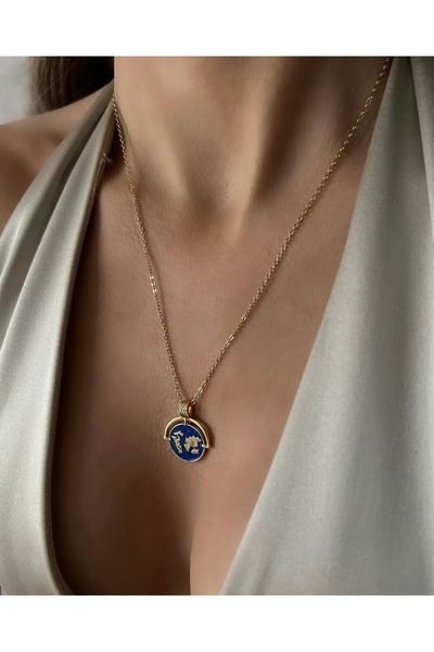 İNN JEWELLERY قلادة فولاذية مقاومة للتشوه مع شكل عالمي (ضمان المستورد لمدة عامين)