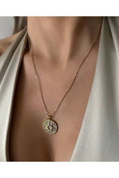 İNN JEWELLERY قلادة فولاذية مع شكل التارو غير المشوه (ضمان المستورد لمدة عامين)