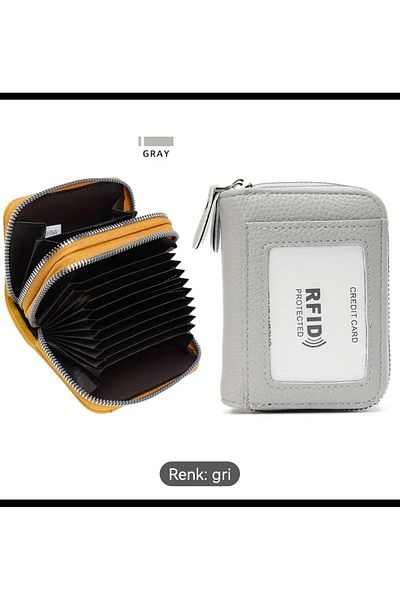 ORGANICYOU Guadeloupe Rfid Blocking Slim Wallet for Women - Multifunctional, Anti-Theft