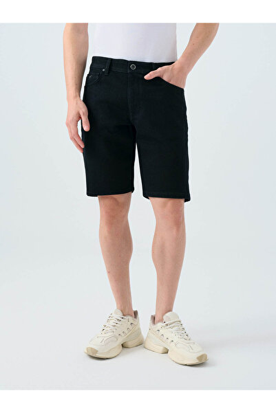 Loft Slim Fit Siyah Erkek Şort LF2039100