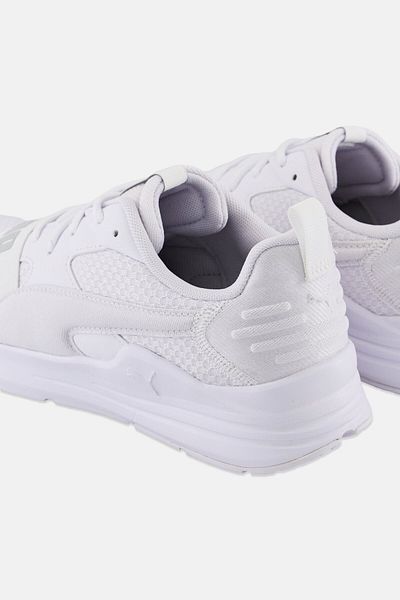 Puma Men Wired Run Pure Lace Up Running Shoes, White