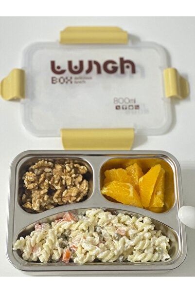 CNSZ Healthy Lunch Box - Bpa Free - Microwave Safe - 100% Steel