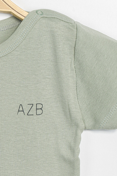 Aziz Bebe Baby Boy Girl 100% Cotton Bodysuit & Bodysuit with Snap Fasteners